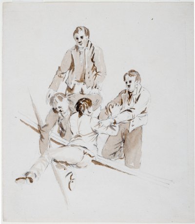 Studie van Zeelieden door John Wilson Carmichael